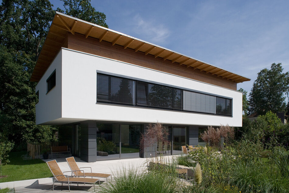 Sonnenschutz mit Lamellen