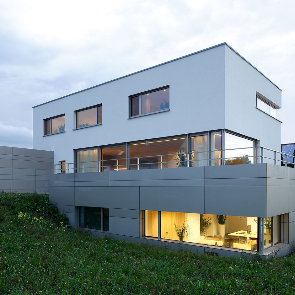 Aluminiumfenster im privaten Wohnbau