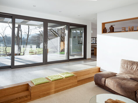 Kunststoff-Schiebetür