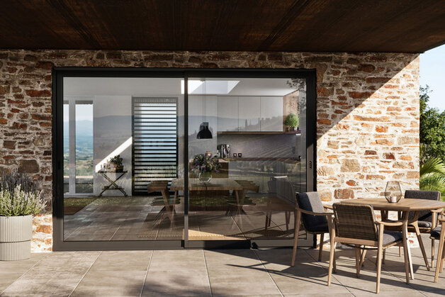 modernes Schiebesystem