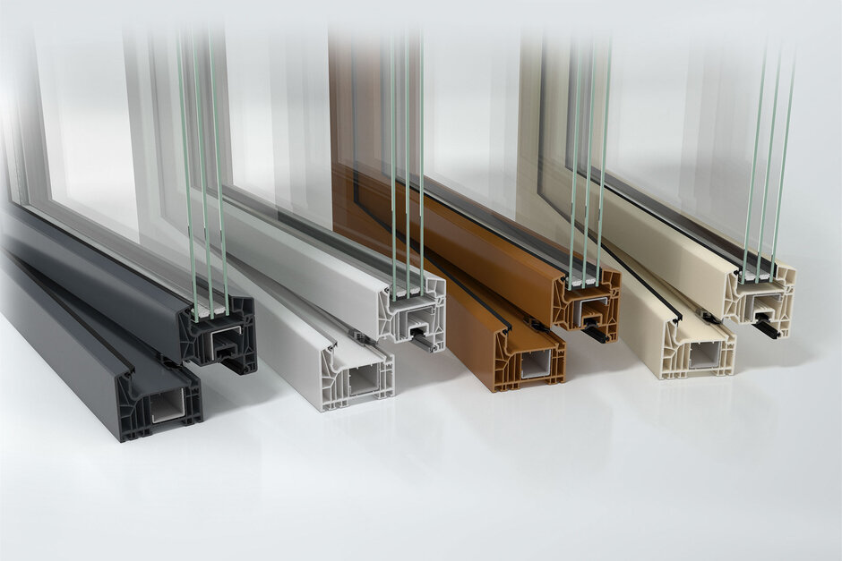 Metallic-Beschichtungen für Kunststofffenster