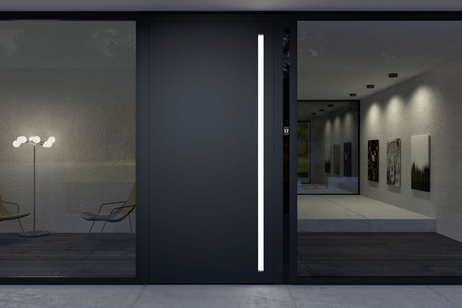 Haustür aus Aluminium