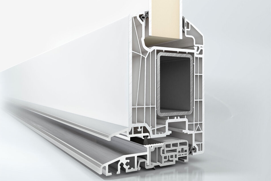 Profilquerschnitt einer Haustür