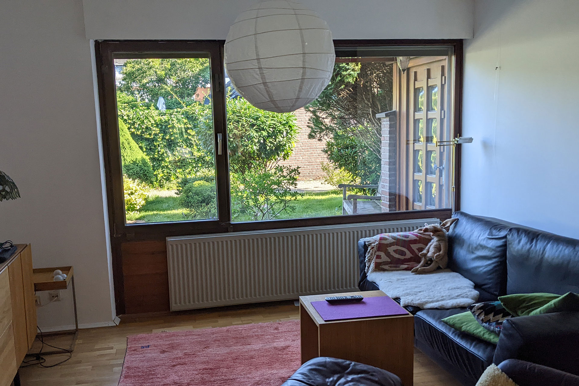 Fenster in Holzoptik